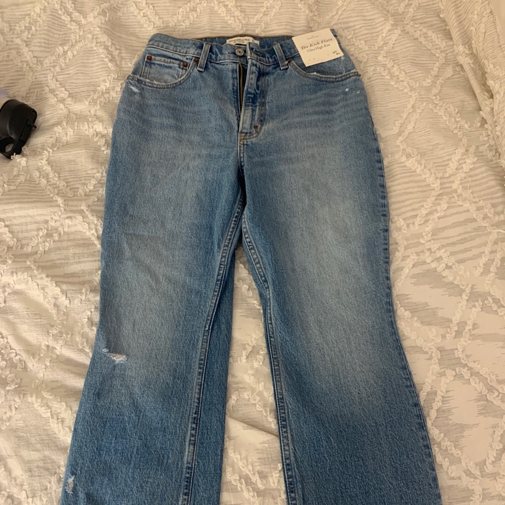Abercrombie & Fitch high rise jeans